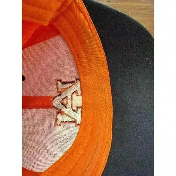 Official Signatures Auburn‎ University Tigers Orange Adjustable Baseball Cap Hat - Picture 2 of 6